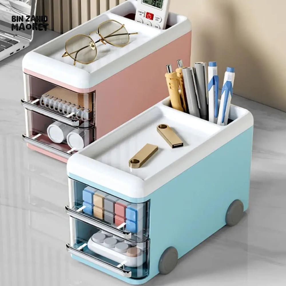 DESKTOP BUS SHAPE ORGANIZER