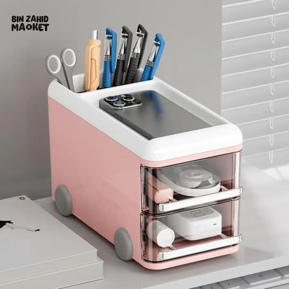 DESKTOP BUS SHAPE ORGANIZER