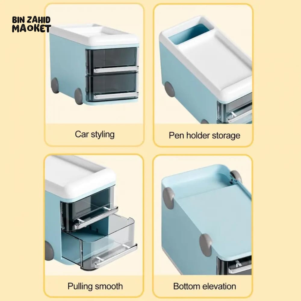DESKTOP BUS SHAPE ORGANIZER