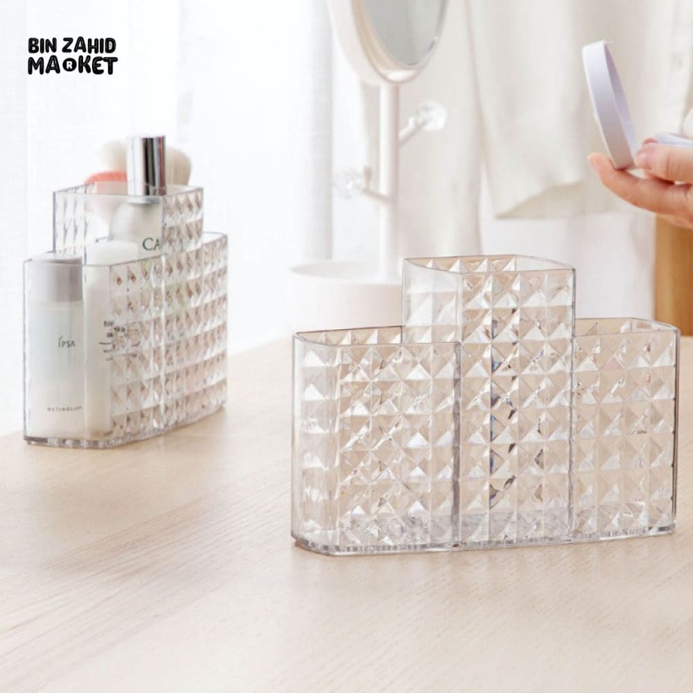 DESKTOP COSMETIC ORGANIZER – BRUSH & EYE SHADOW STORAGE