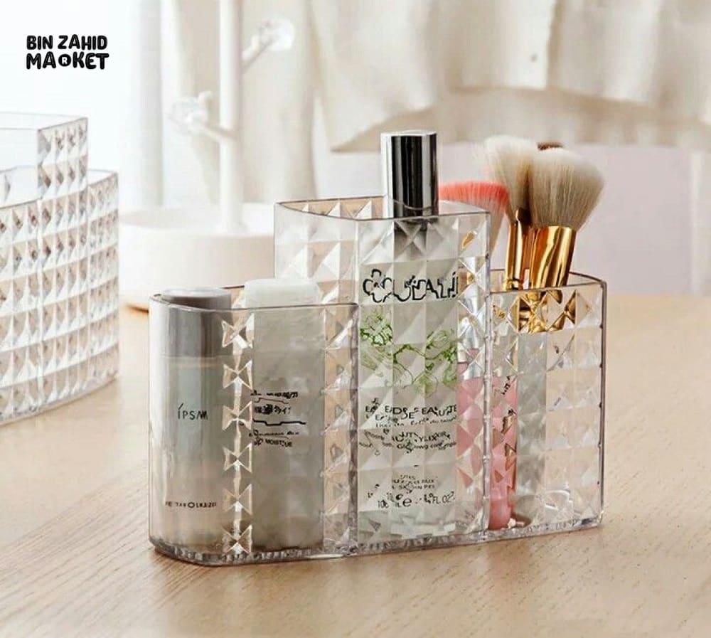 DESKTOP COSMETIC ORGANIZER – BRUSH & EYE SHADOW STORAGE