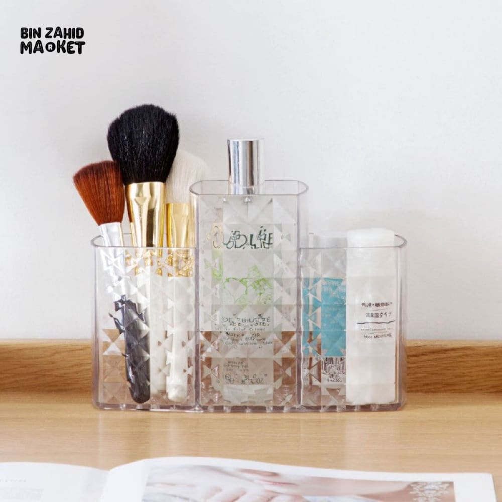 DESKTOP COSMETIC ORGANIZER – BRUSH & EYE SHADOW STORAGE