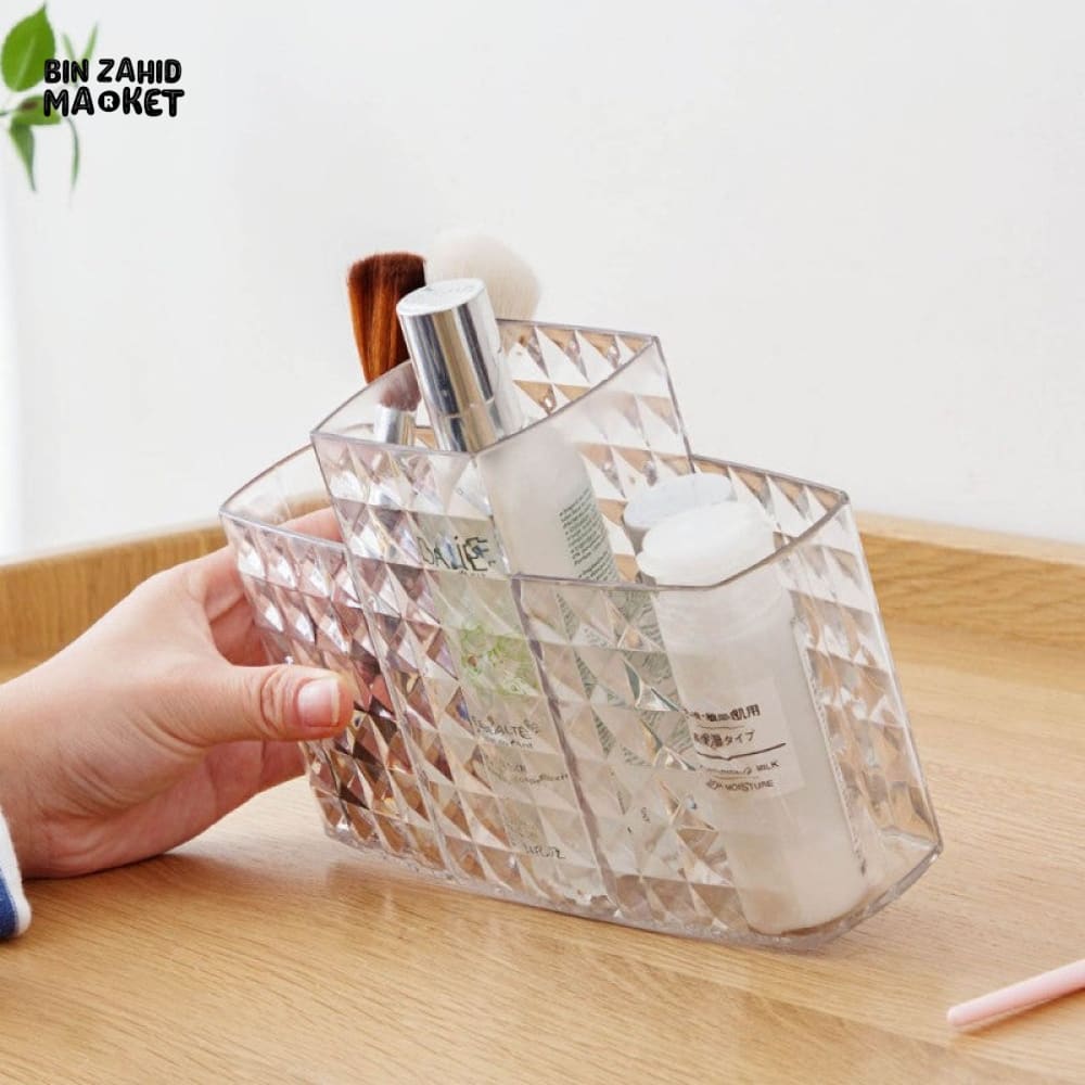 DESKTOP COSMETIC ORGANIZER – BRUSH & EYE SHADOW STORAGE