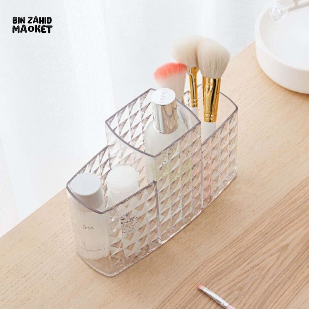 DESKTOP COSMETIC ORGANIZER – BRUSH & EYE SHADOW STORAGE