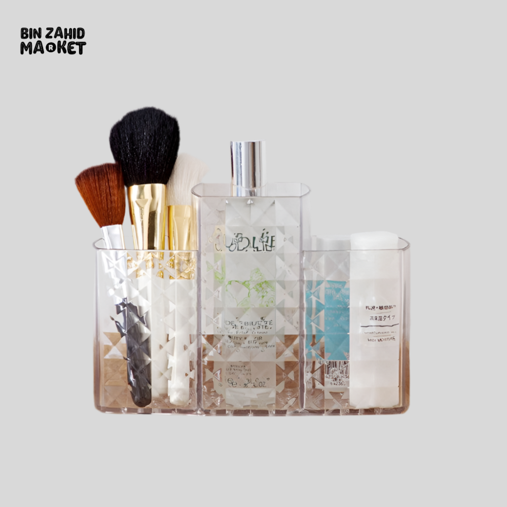 DESKTOP COSMETIC ORGANIZER – BRUSH & EYE SHADOW STORAGE