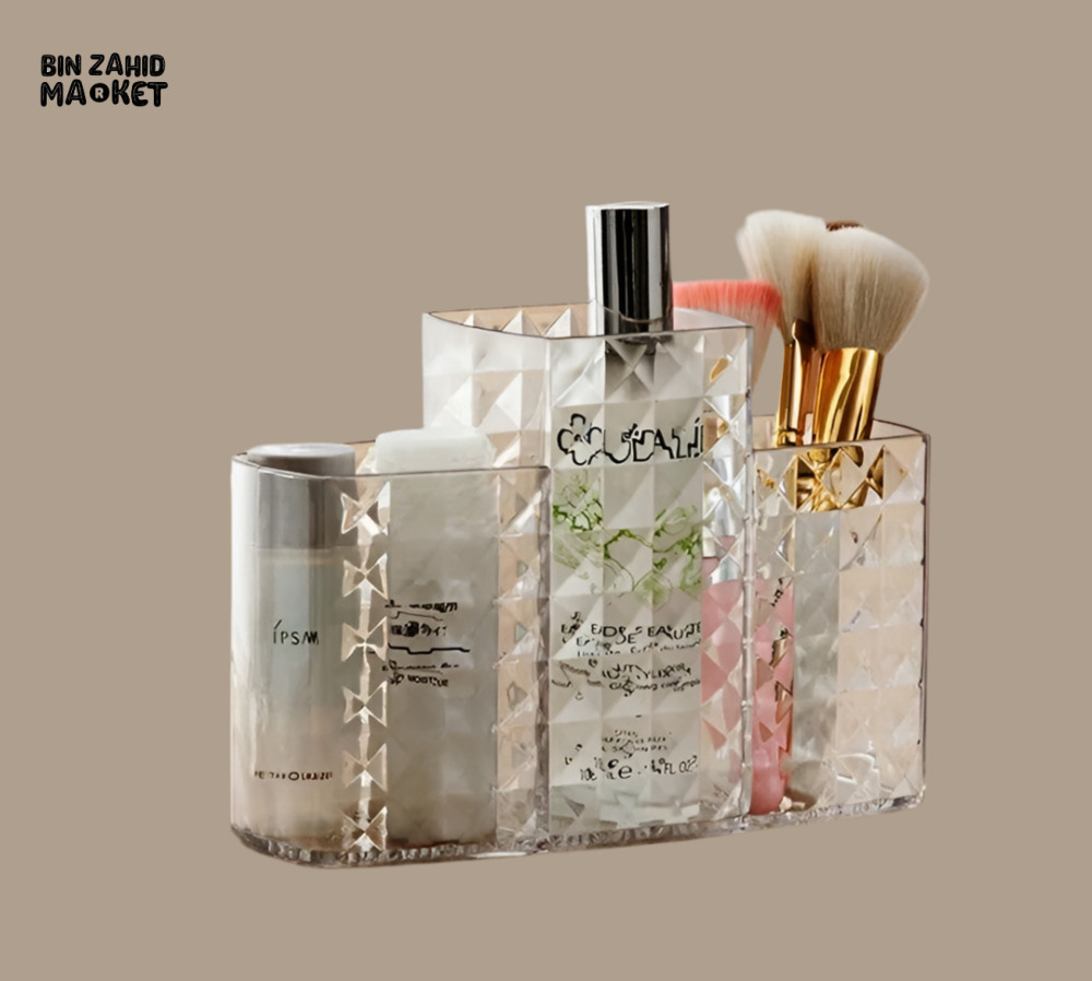 DESKTOP COSMETIC ORGANIZER – BRUSH & EYE SHADOW STORAGE
