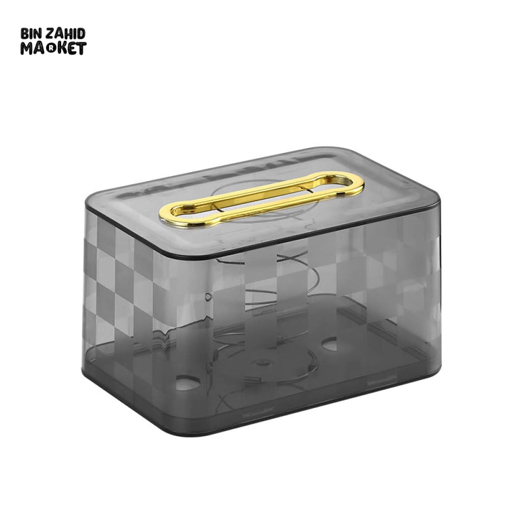 DESKTOP TISSUE BOX COVER DISPENSER – NAPKIN HOLDER FOR CAFE & BEDROOM