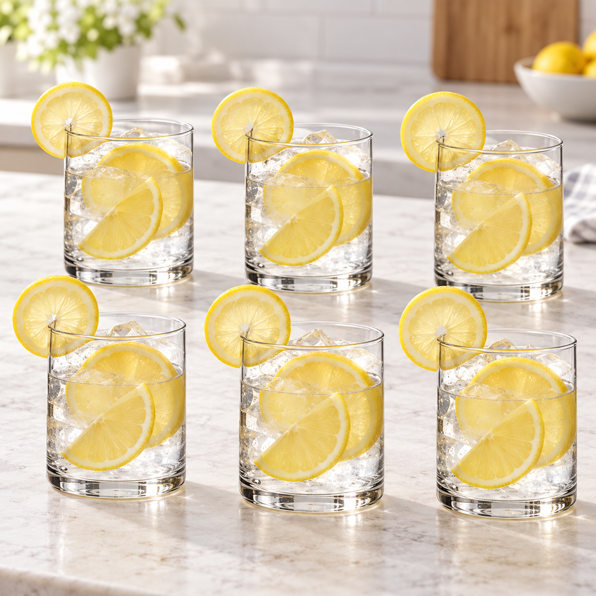 Danny Home 6 Piece Classic Drinking Glass Set - 280 ml
