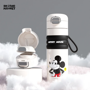 DISNEY CHILDREN'S DOUBLE DRINK VACUUM CUP 550ML - MICKEY MOUSE