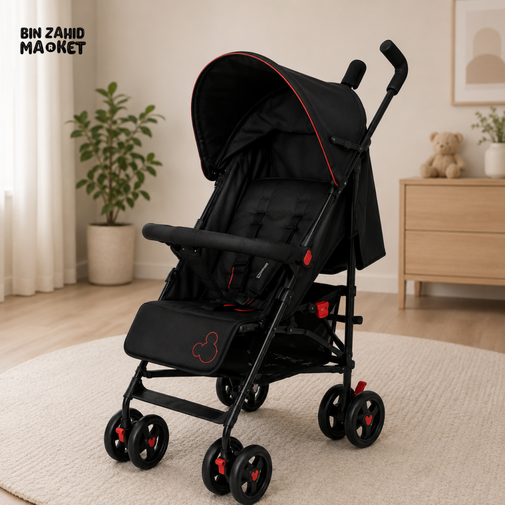 DISNEY COMPACT BABY STROLLER - BLACK