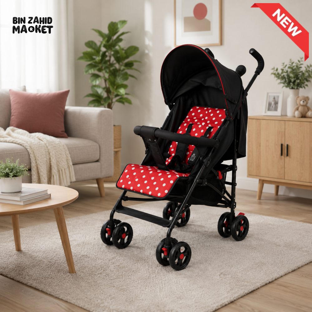 DISNEY COMPACT BABY STROLLER - RED