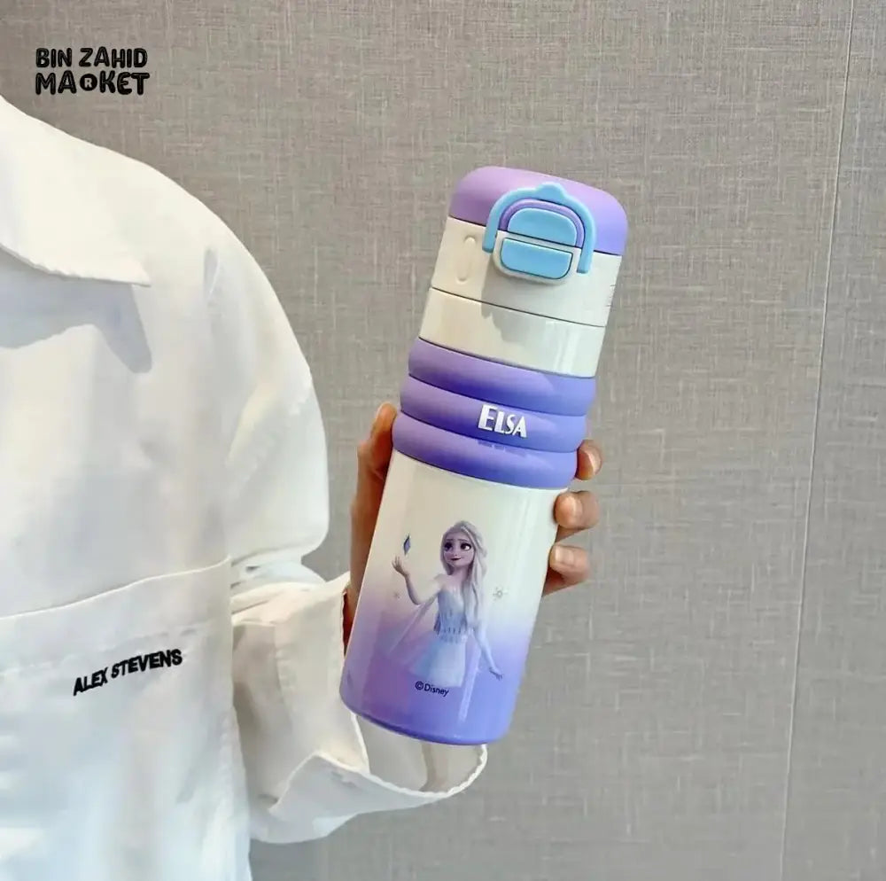 DISNEY FROZEN INSULATED FLIP LID WATER BOTTLE WITH BOX - ELSA