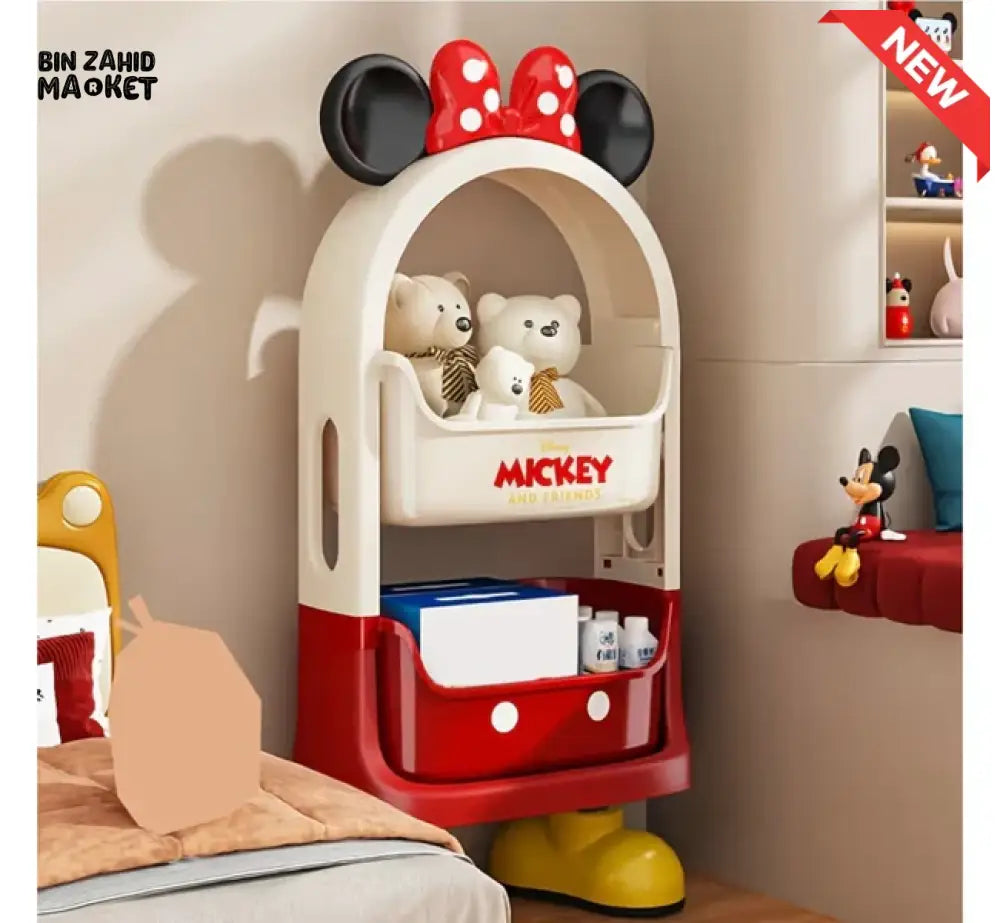 DISNEY KIDS CARTOON MULTI-LAYER STORAGE ORGANIZER - 2 LAYER