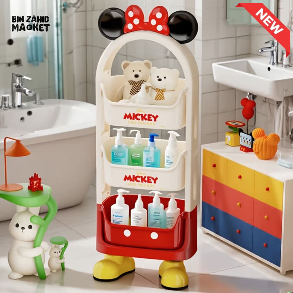 DISNEY KIDS CARTOON MULTI-LAYER STORAGE ORGANIZER - 3 LAYER