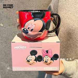 DISNEY MICKEY 3D EMBOSED CUP - MICKEY 550ML