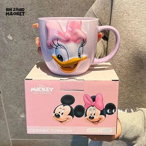 DISNEY MICKEY 3D EMBOSED CUP - DAISY 550ML