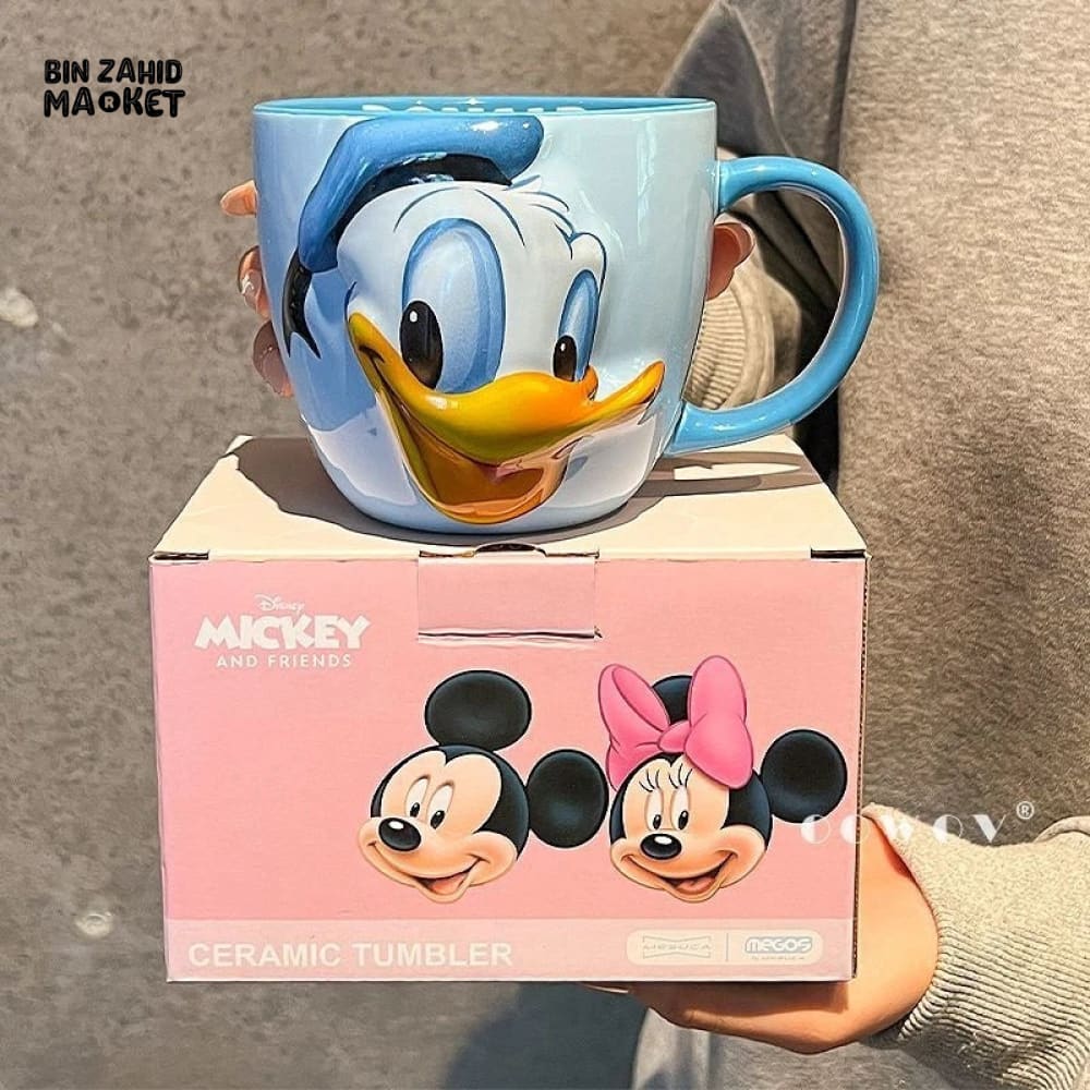 DISNEY MICKEY 3D EMBOSED CUP - DONALD 550ML