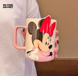 DISNEY MICKEY 3D EMBOSED MUG - MINNIE 550ML