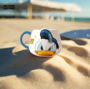 DISNEY MICKEY & FRIEND EMBOSSED CHARACTER CERAMIC MUG - DONALD DUCK 450ML