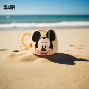 DISNEY MICKEY & FRIEND EMBOSSED CHARACTER CERAMIC MUG - MICKEY MOUSE 450ML