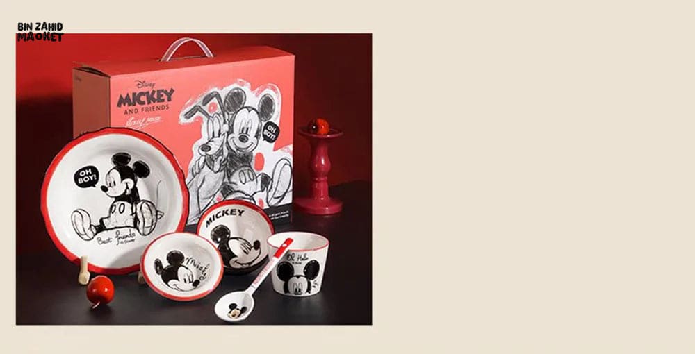 DISNEY MICKEY & FRIENDS 5 IN 1 DINNERWARE SET - EXCLUSIVE