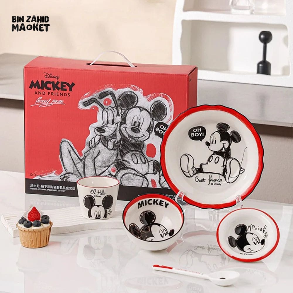 DISNEY MICKEY & FRIENDS 5 IN 1 DINNERWARE SET - EXCLUSIVE
