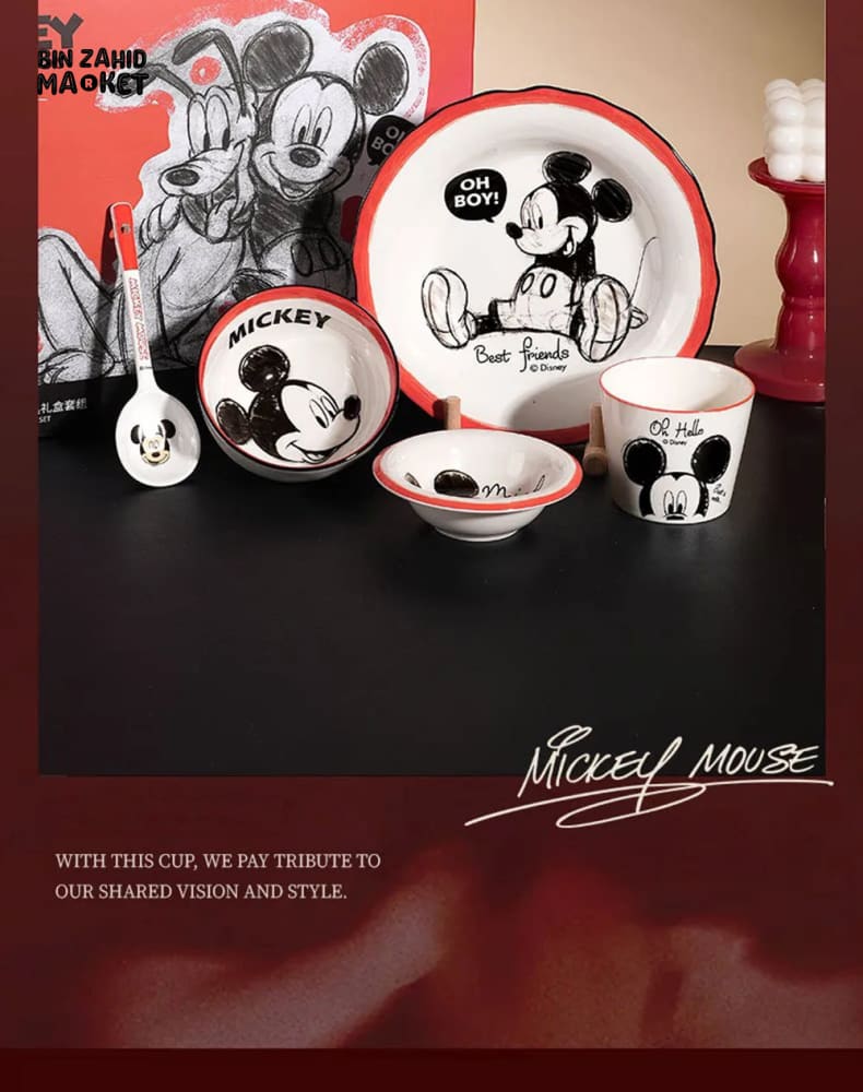DISNEY MICKEY & FRIENDS 5 IN 1 DINNERWARE SET - EXCLUSIVE