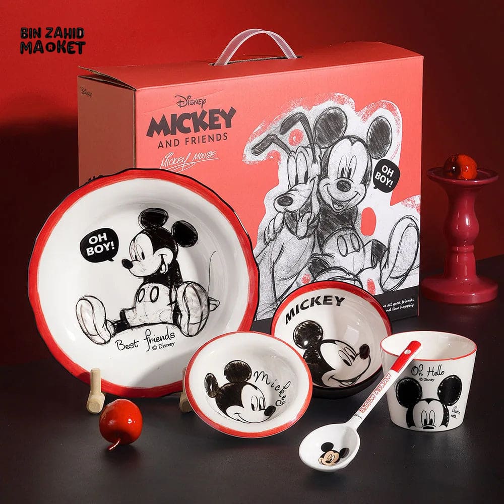 DISNEY MICKEY & FRIENDS 5 IN 1 DINNERWARE SET - EXCLUSIVE