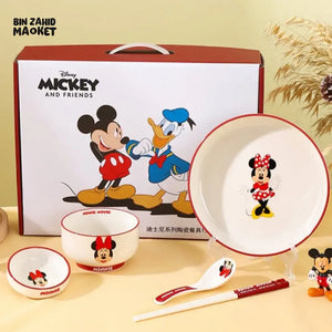 DISNEY MICKEY & FRIENDS 6 IN 1 DINNERWARE SET - MINNIE MOUSE