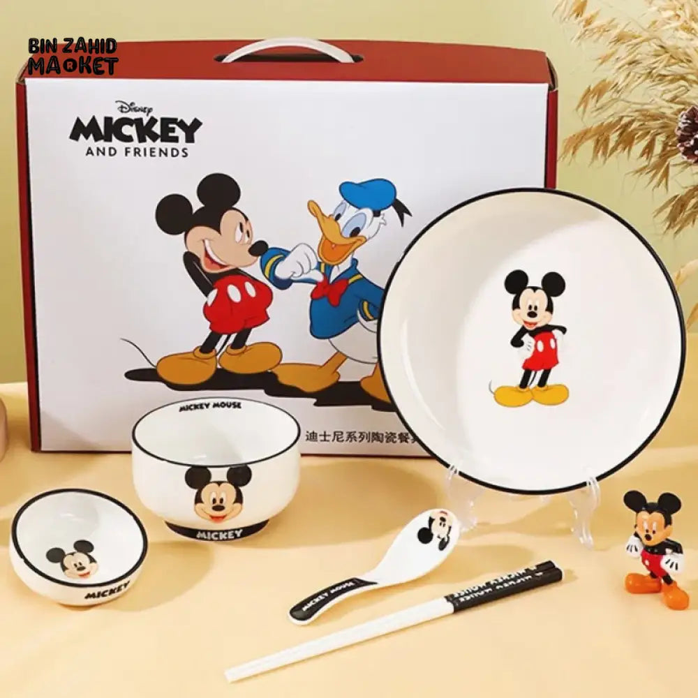DISNEY MICKEY & FRIENDS 6 IN 1 DINNERWARE SET - MICKEY MOUSE