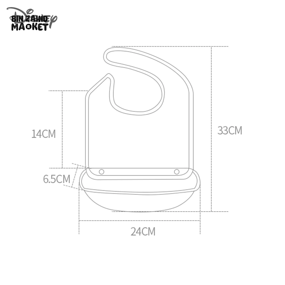 DISNEY MICKEY & FRIENDS BABY WATERPROof OF BIB 3D FOOD CATCHER POCKET TODDLER FEEDING & SALIVA BIB