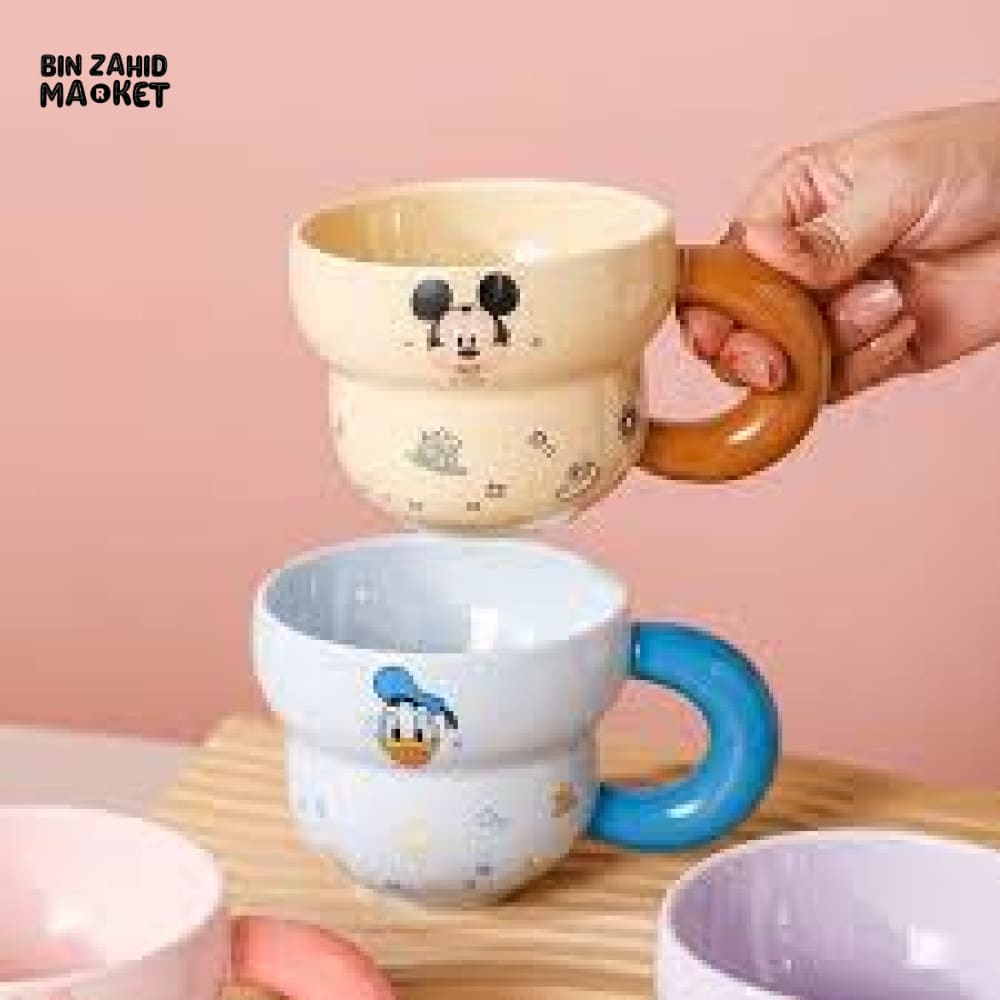 DISNEY MICKEY & FRIENDS BUBBLE PASTEL SERIES CERAMIC MUG - MICKEY