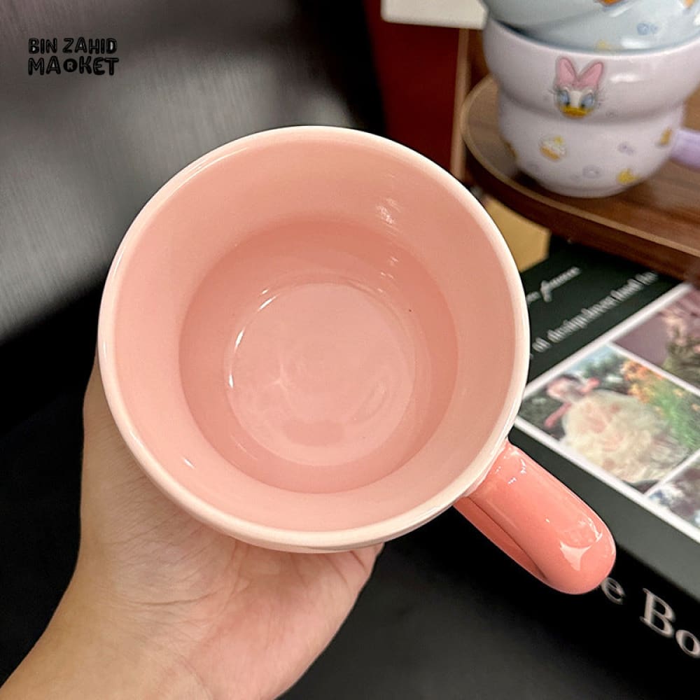 DISNEY MICKEY & FRIENDS BUBBLE PASTEL SERIES CERAMIC MUG - DONALD