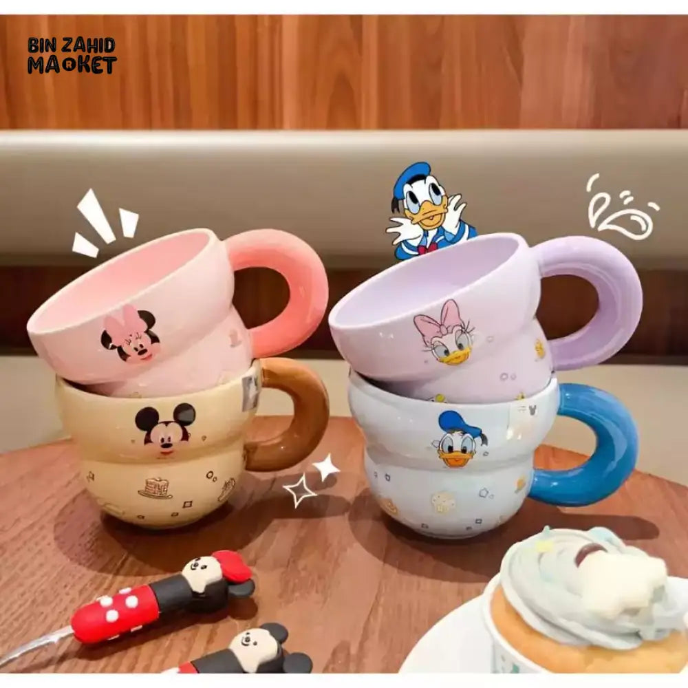 DISNEY MICKEY & FRIENDS BUBBLE PASTEL SERIES CERAMIC MUG - DONALD