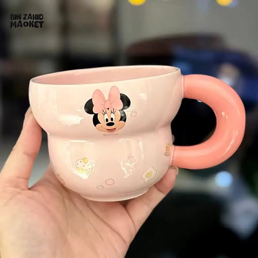 DISNEY MICKEY & FRIENDS BUBBLE PASTEL SERIES CERAMIC MUG - MINNIE