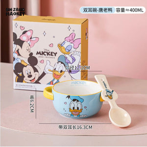 DISNEY MICKEY & FRIENDS CERAMIC BABY BOWL SET - DONALD