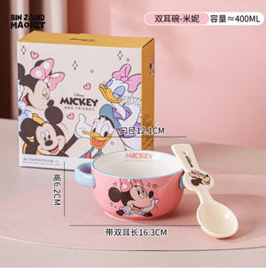 DISNEY MICKEY & FRIENDS CERAMIC BABY BOWL SET - MINNIE