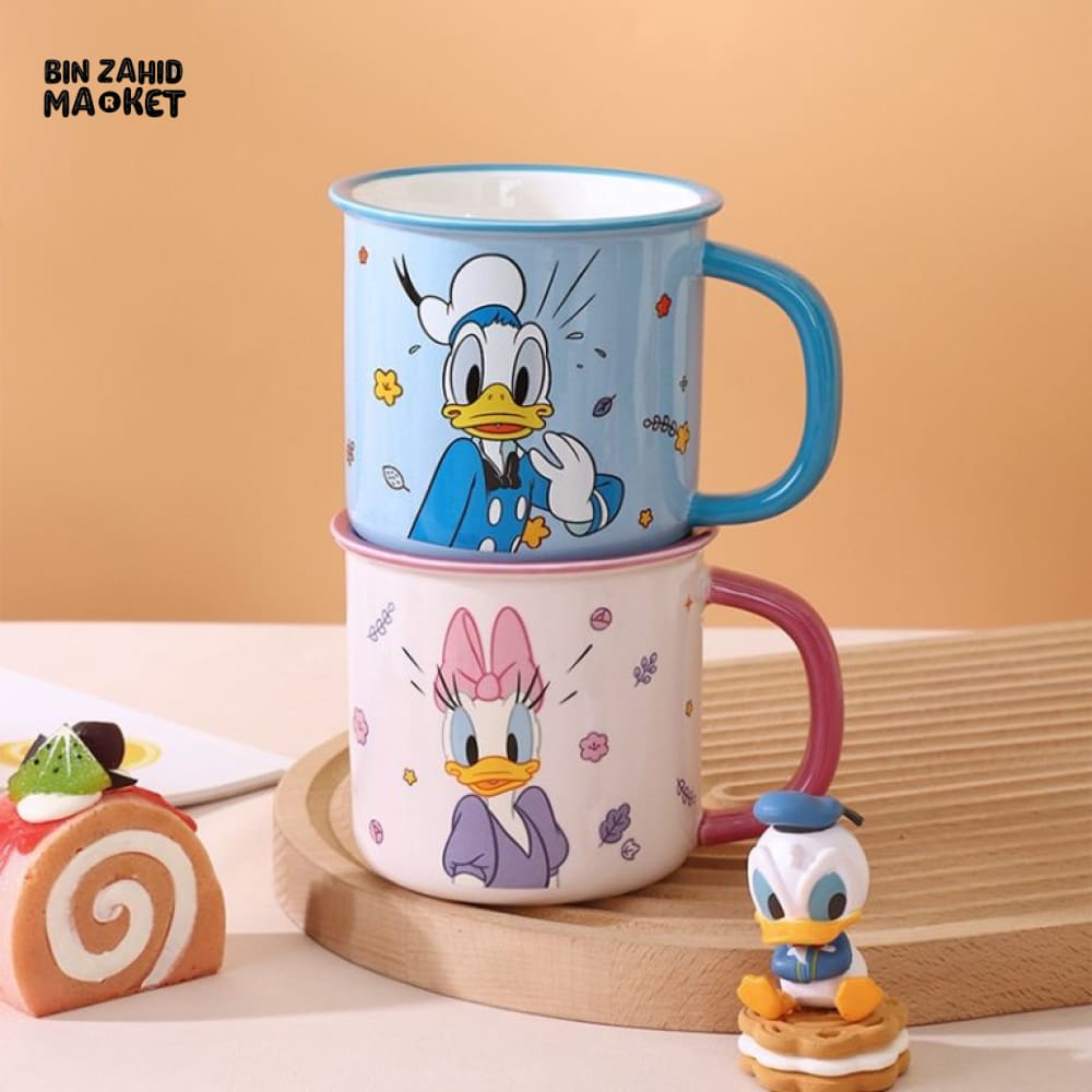 DISNEY MICKEY & FRIENDS CERAMIC CUPS SET 350ML - DAISY DUCK