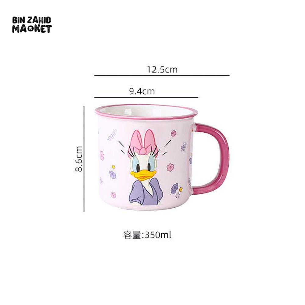 DISNEY MICKEY & FRIENDS CERAMIC CUPS SET 350ML - DAISY DUCK