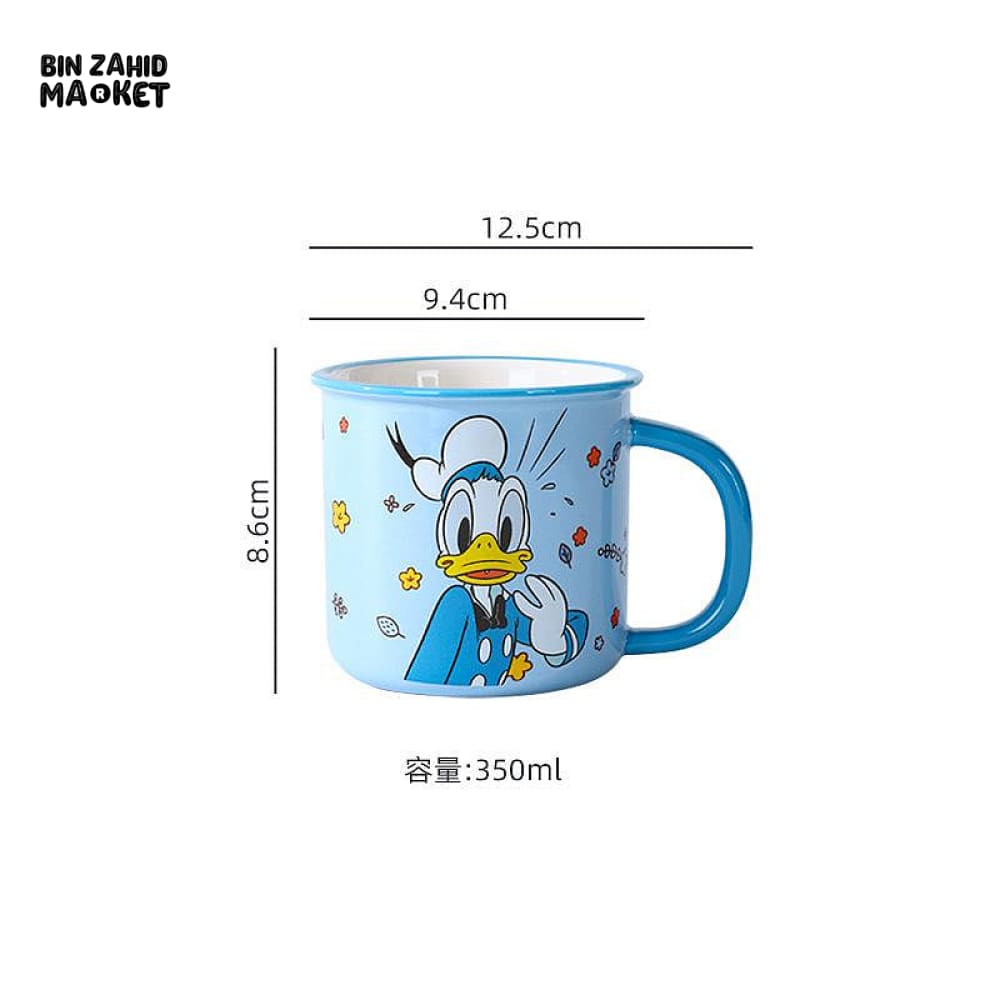 DISNEY MICKEY & FRIENDS CERAMIC CUPS SET 350ML - DONALD DUCK