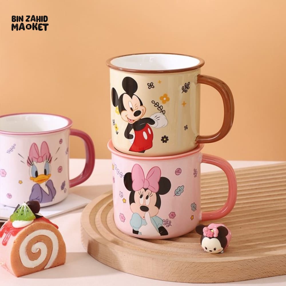 DISNEY MICKEY & FRIENDS CERAMIC CUPS SET 350ML - MINNIE MOUSE