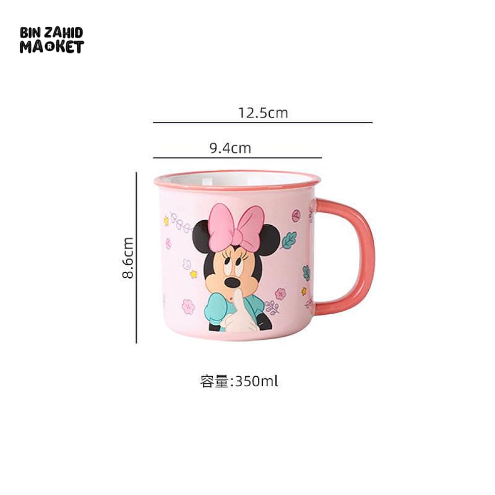 DISNEY MICKEY & FRIENDS CERAMIC CUPS SET 350ML - MINNIE MOUSE