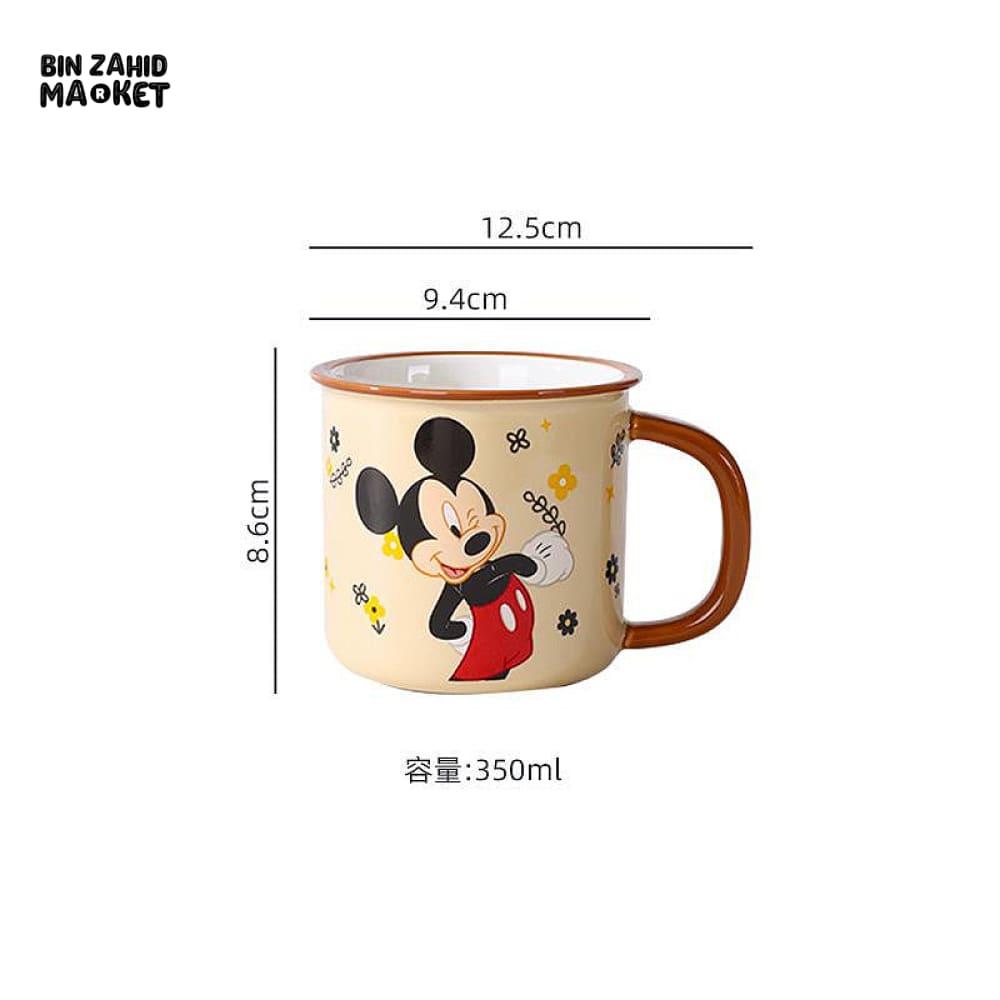 DISNEY MICKEY & FRIENDS CERAMIC CUPS SET 350ML - MICKEY MOUSE