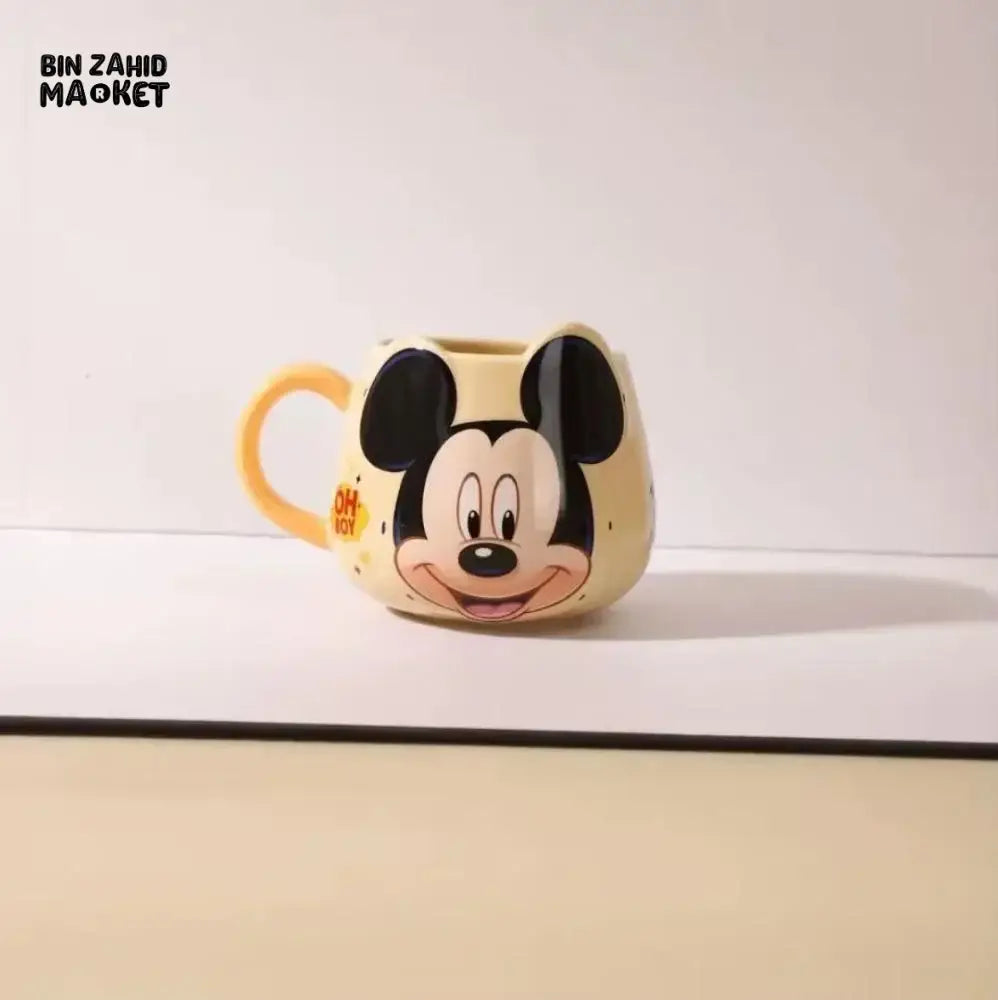 DISNEY MICKEY & FRIENDS CERAMIC MUG WITH SPOON 450ML - MICKEY