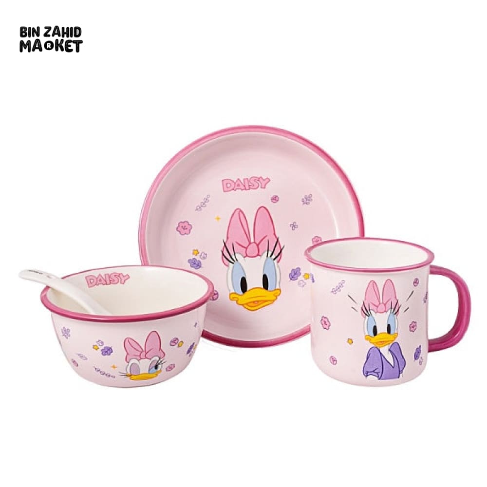 DISNEY MICKEY & FRIENDS MEAL SET WITH GIFT BOX 4 PIECES - DAISY DUCK