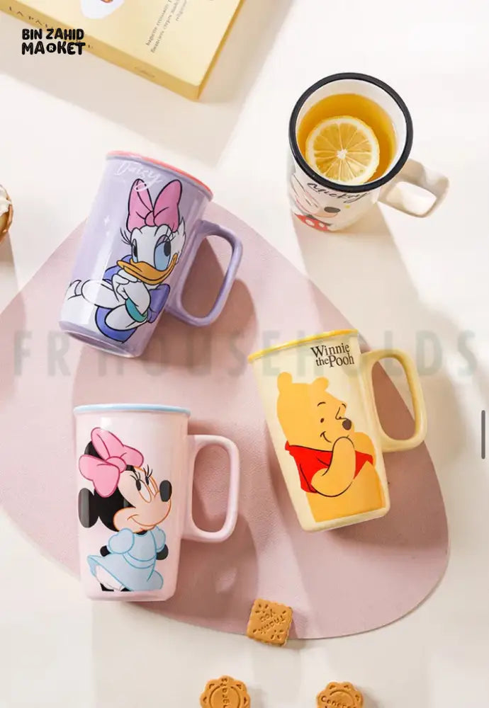 DISNEY MICKEY & FRIENDS PORCELAIN COFFEE MUG PREMIUM GIFT BOX PACKAGING - MINNIE