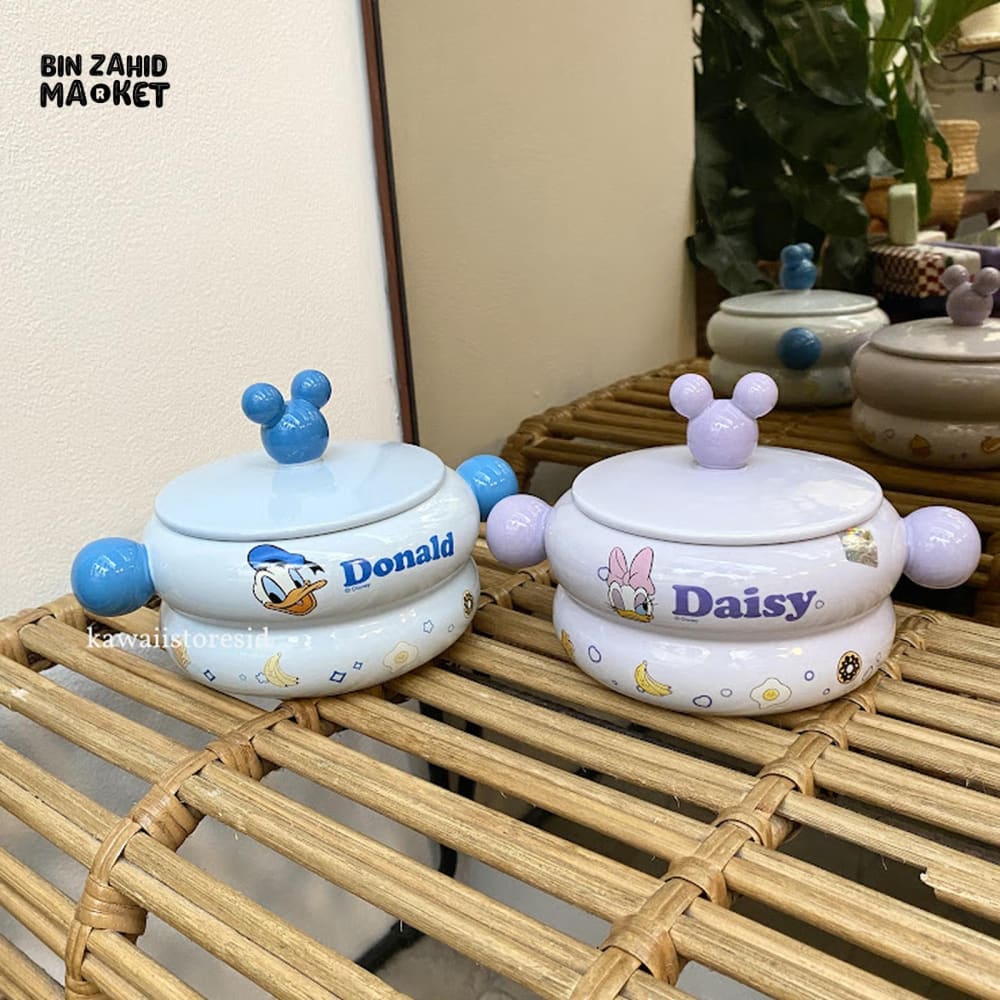 DISNEY MICKEY & FRIENDS PORCELAIN SOUP POT WITH LID – 820ML