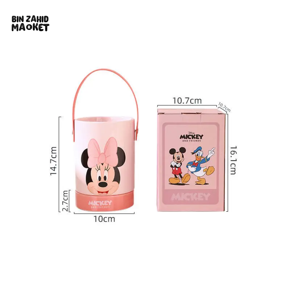DISNEY MICKEY MINNIE DONALD DUCK DAISY CUTE CHOPSTICK BARREL CERAMIC DRAIN BUCKET MINNIE MOUSE