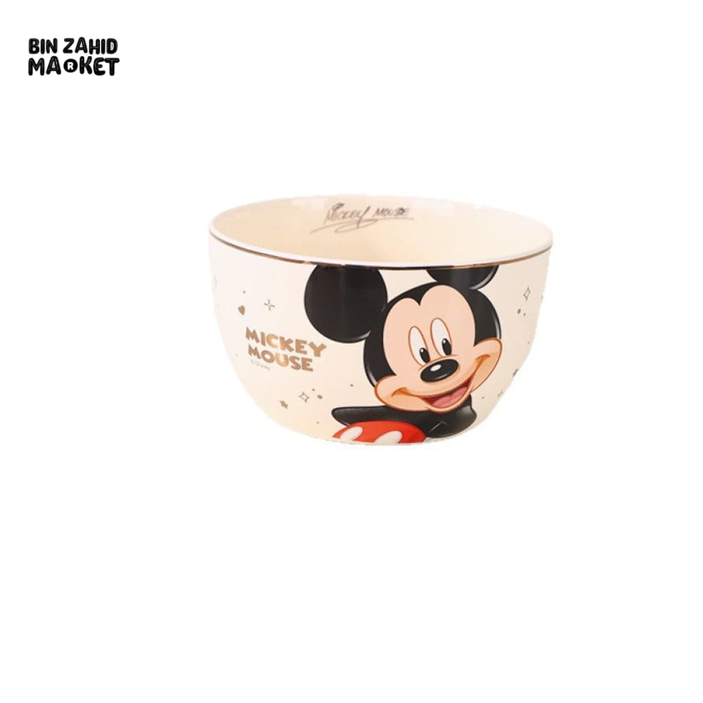 DISNEY MICKEY & MINNIE ECO-FRIENDLY PORCELAIN RICE BOWL SET – 4 PIECES