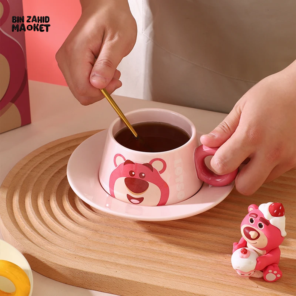 DISNEY MINNIE MOUSE & FRIENDS CUP AND SAUCER SET CHARMING COLLECTIBLE TEAWARE - DAISY DUCK